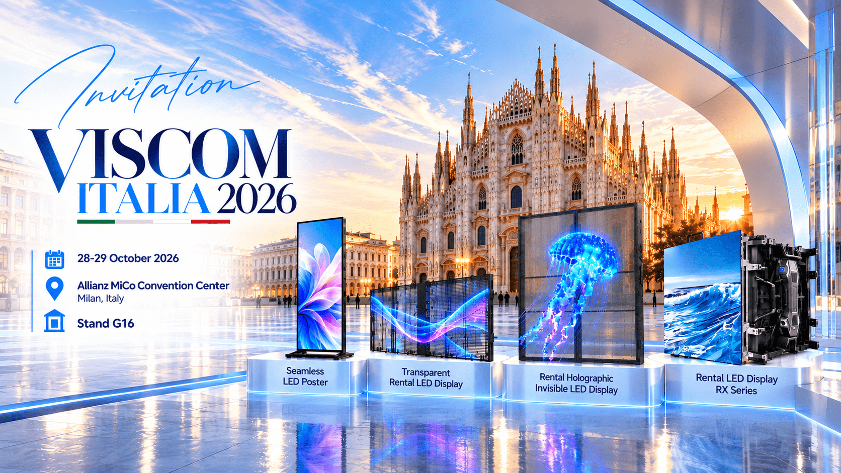 VISCOM Italia 2026 Exhibition Invitation