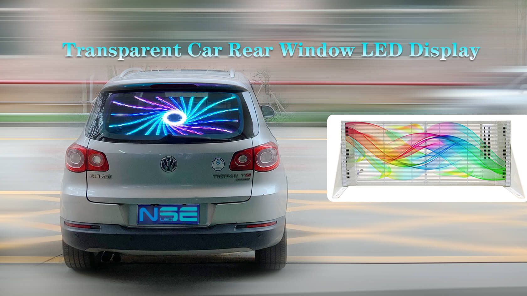 Car Rear Window LED Display