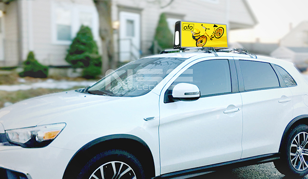 Taxi Top LED Sign in America