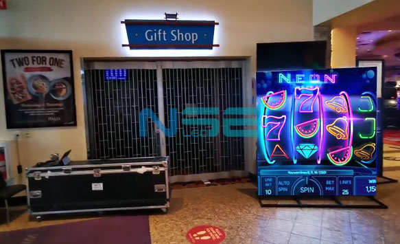 Portable Visual LED Display in Casino