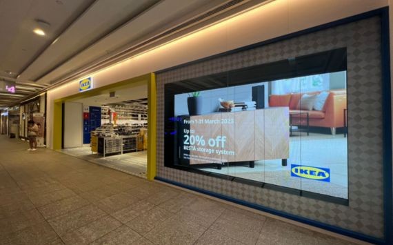 Sharing with you a recent case of LED posters in Singapore IKEA