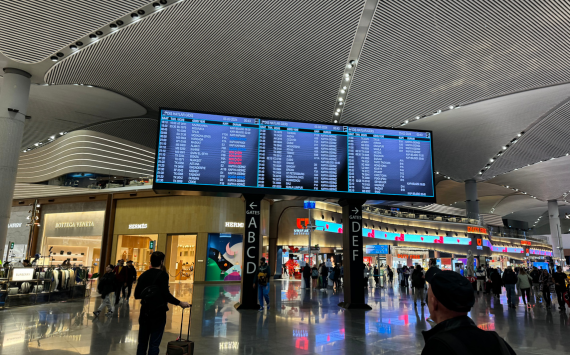 Why do many airport screens use LED screens?