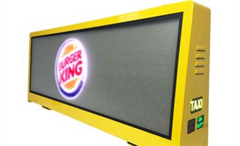 Advertising Effect of Taxi Top LED Display (One)