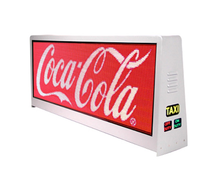 Taxi topper LED sign