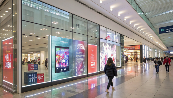Transparent led display