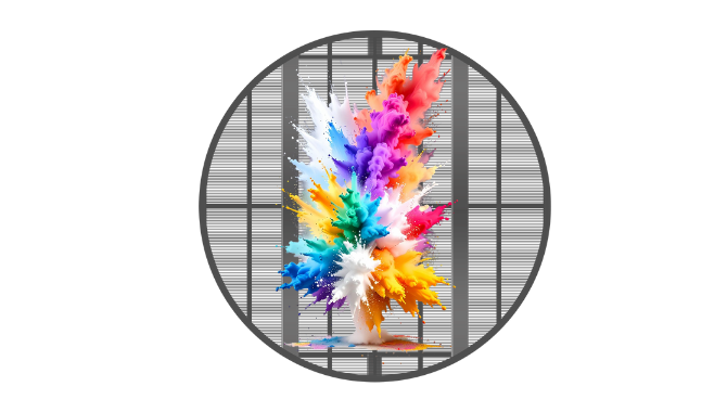 Circle Transparent LED Display