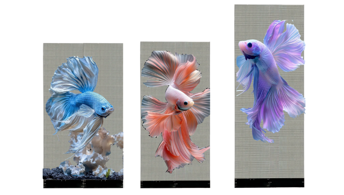 Fixed Holographic LED Screen - Micro Mesh (Holo-F 3.9 )