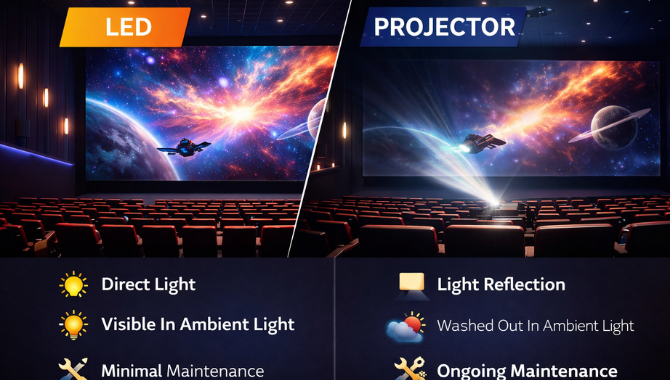 LED vs. Projector (REAL DECISION FACTORS)