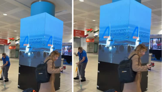 Palermo Airport Indoor P2.6 LED Display