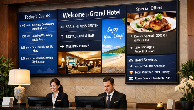 Reception & Information Display