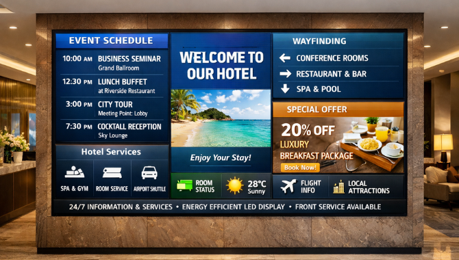 Stable Performance for Hotel LED Screen