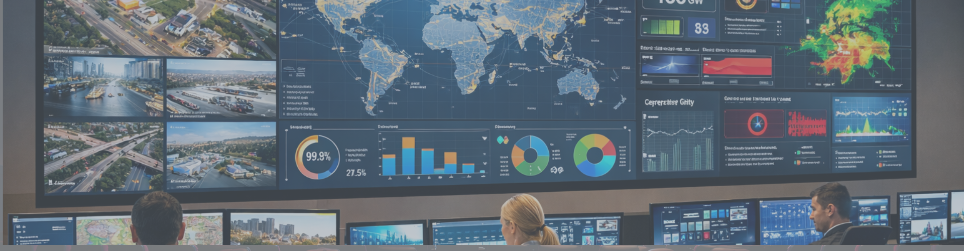 Transform Your Control Room with a Seamless LED Video Wall Solution