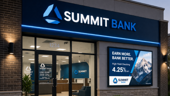 Banking Storefront & Exterior LED Display