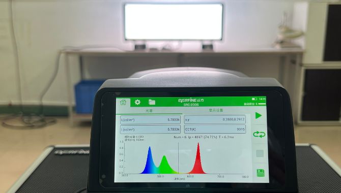 LED Module Brightness Testing