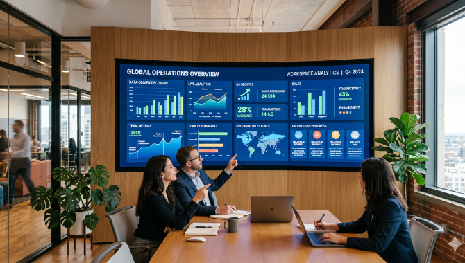 High-Resolution LED for Corporate Communication