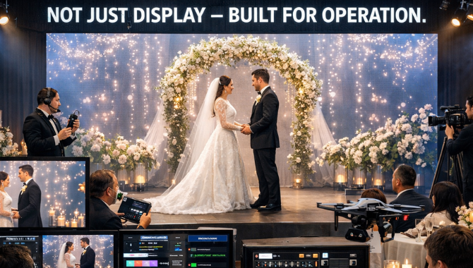 Not just display — built for operation.