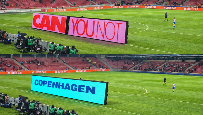 Stadium-grade visibility