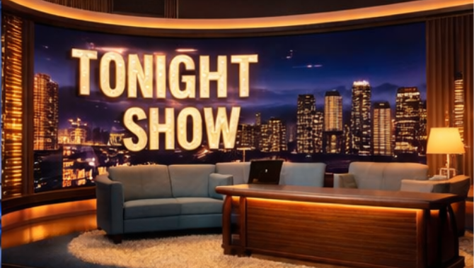 TV Station Tonight Show LED Display