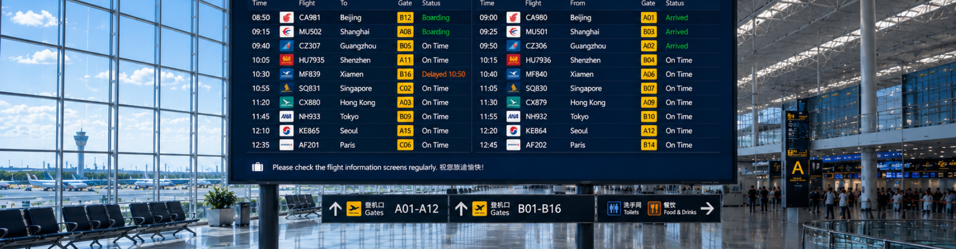Airport LED Display