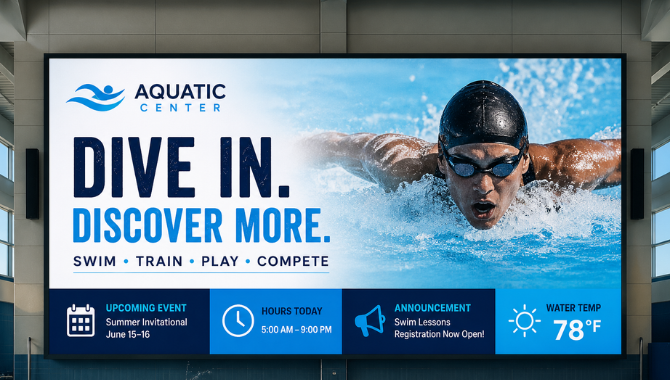 Aquatic Center LED Display