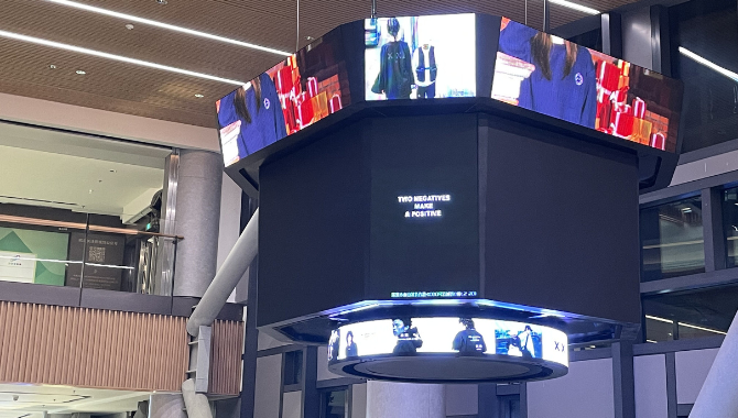 Atrium Hanging LED Displays