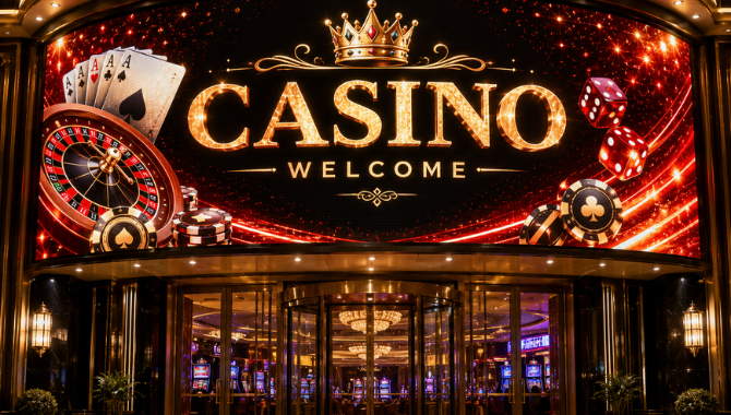 Casino Entrance LED Display