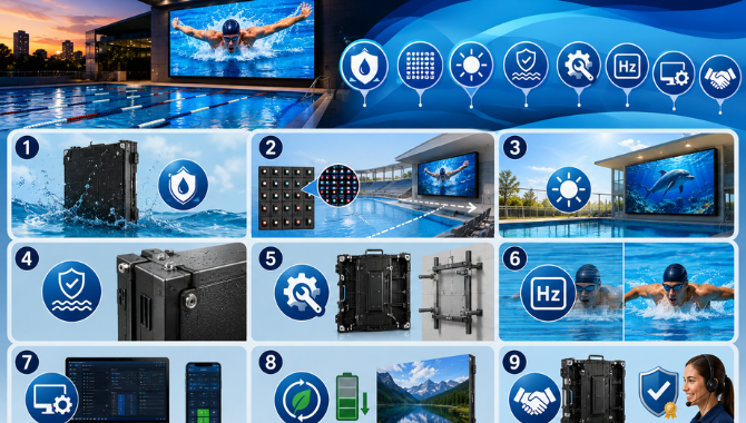 How to Choose the Right Swimming Pool LED Display Screen