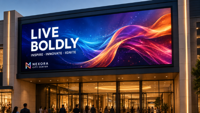 Mall Entrance LED Displays