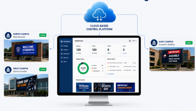 Multi-campus institutions increasingly require cloud-based control systems capable of