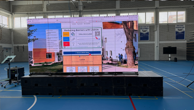 P2 LED Poster for School Events in Serbia