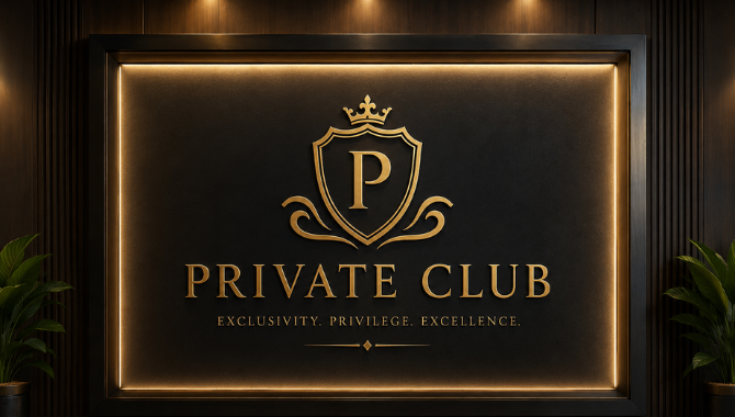 Private Club led display