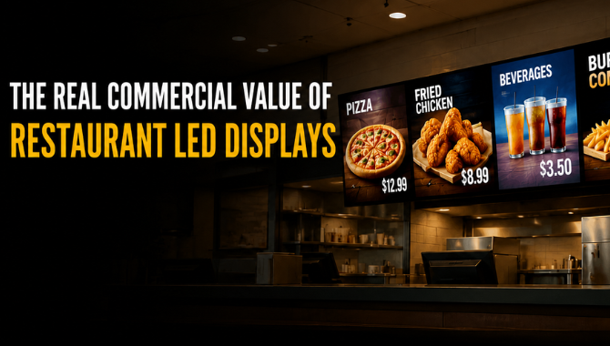 Real Commercial Value of Restaurant LED Displays