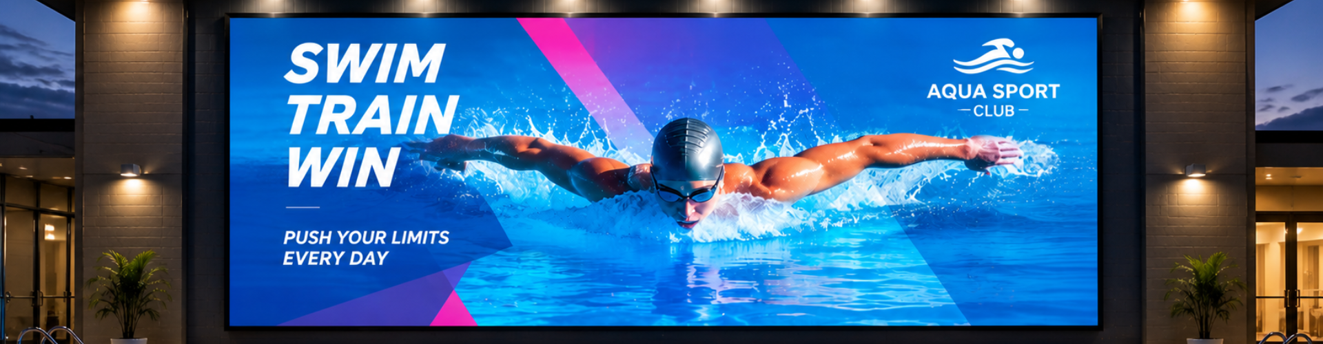 Swimming Pool LED Display Screen