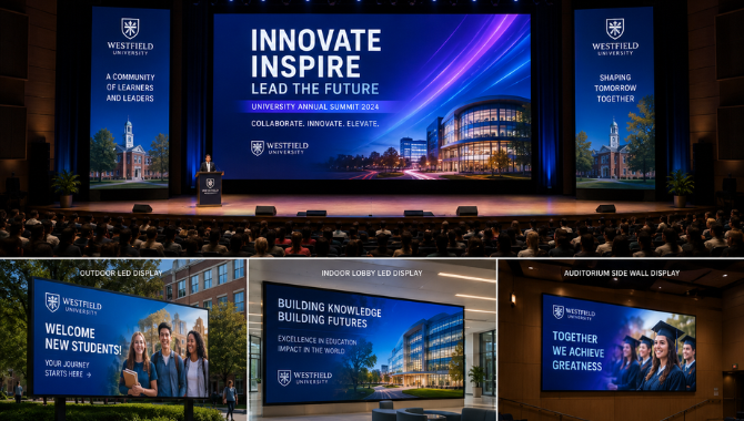 University Event & Auditorium Displays
