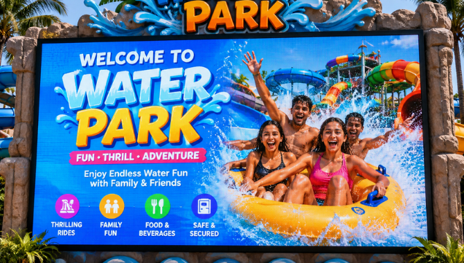 Water Park LED Display