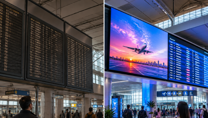 Why Airports Are Replacing Traditional Displays with LED Technology