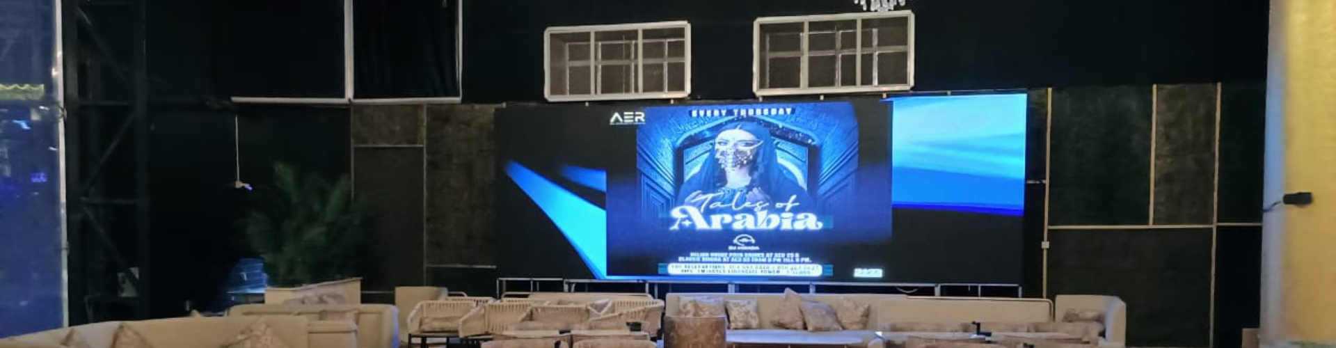Indoor LED Display Installation for a Corporate Event Venue in Dubai
