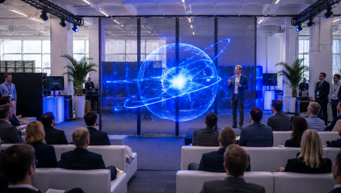 Holographic LED Display for Event in the United States